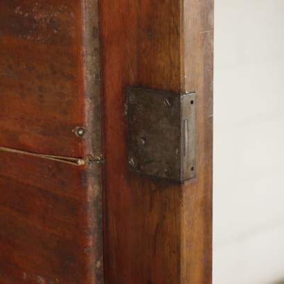 Armoire Louis Philippe, Acajou, Miroir, Italie, XIX Siècle.