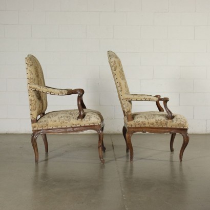 antique, fauteuil, fauteuils antiques, fauteuil antique, fauteuil italien antique, fauteuil antique, fauteuil néoclassique, fauteuil du XIXe siècle, Deux fauteuils baroques