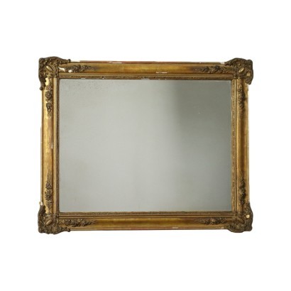 Miroir Style Baroque Bois - France XIX Siècle