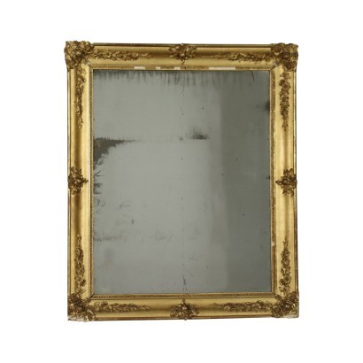 Miroir Bois Doré - France XIX Siècle