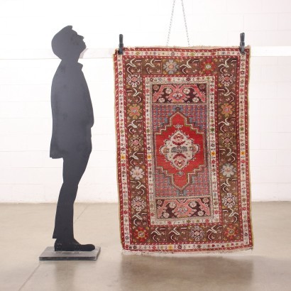 Tapis Melas Noeud Fin Laine - Turquie Années 1920-1930