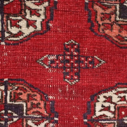 antiguo, alfombra, alfombras antiguas, alfombra antigua, alfombra antigua, alfombra neoclásica, alfombra del siglo XX, alfombra Bukhara - Turkmenistán