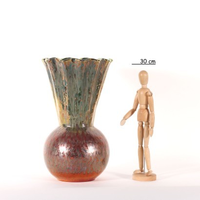 Vase V. Mazzotti Keramik - Italien XX Jhd