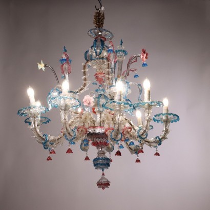 Lampadario Murano XX Secolo