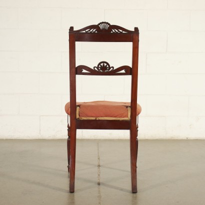 Group of 6 Louis Philippe Chairs Mahognay Italy 19th Century