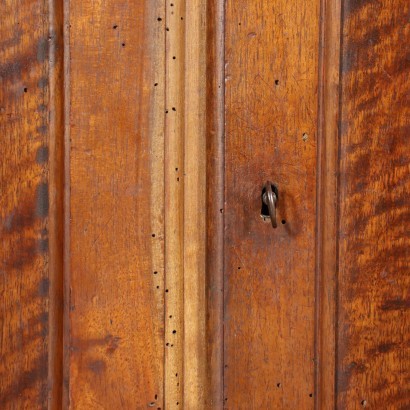 Neo Classical Lombard Cupboard Walnut Black Marble Italy 18th Century