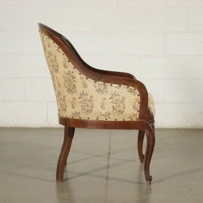 antiquités, fauteuil, fauteuils antiques, fauteuil antique, fauteuil italien antique, fauteuil antique, fauteuil néoclassique, fauteuil du 19ème siècle, fauteuil enveloppant Luigi Filippo