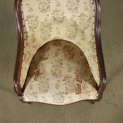 antiquités, fauteuil, fauteuils antiques, fauteuil antique, fauteuil italien antique, fauteuil antique, fauteuil néoclassique, fauteuil du 19ème siècle, fauteuil enveloppant Luigi Filippo