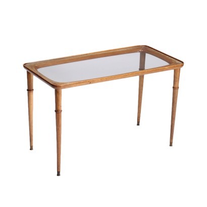 Table de Centre Hêtre - Italie Années 1950