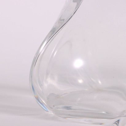 Baccarat Crystal Serpentine Vase France 20th Century