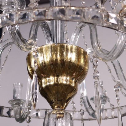 Regency Chandelier Glass England 19th Century