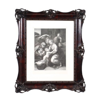 La Sainte Famille Gravure - Italie XIX Siècle