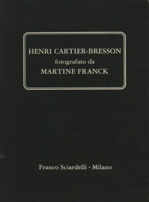 Henri Cartier-Bresson fotografato da Martine Franck
