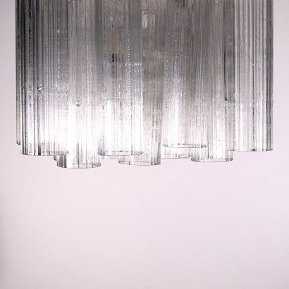 Deckenleuchte Metall Glas - Italien 1960er