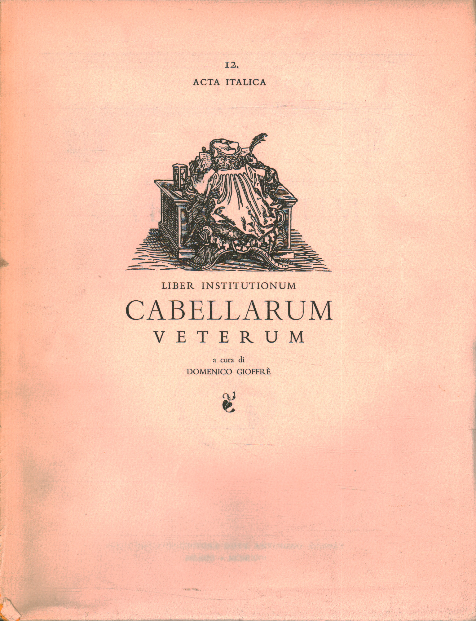 Liber Institutionum cabellarum veterum [