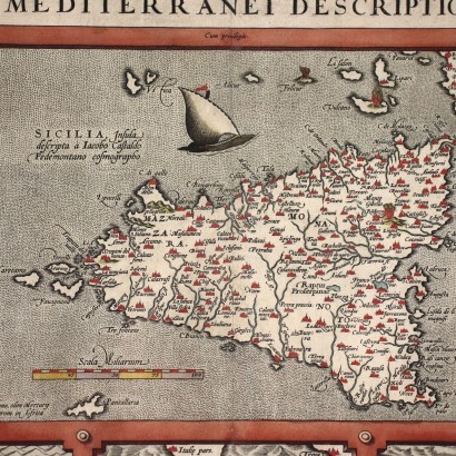 Carte de quelques îles de la Méditerranée