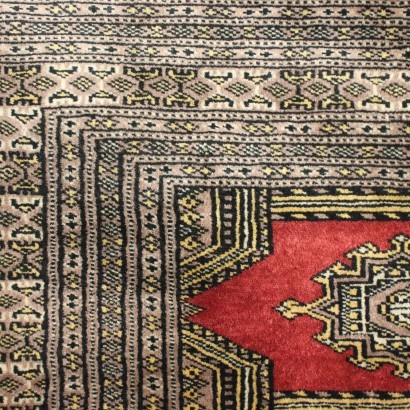 Tapis Boukhara Noeud Fin Laine Coton - Pakistan Années 1970-1980