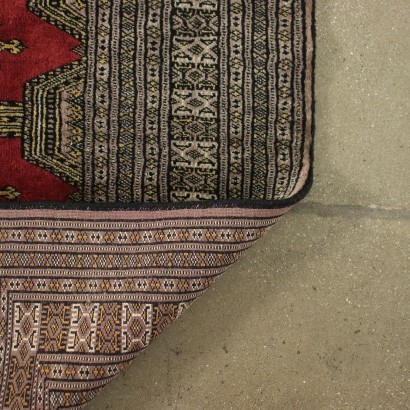 Tapis Boukhara Noeud Fin Laine Coton - Pakistan Années 1970-1980