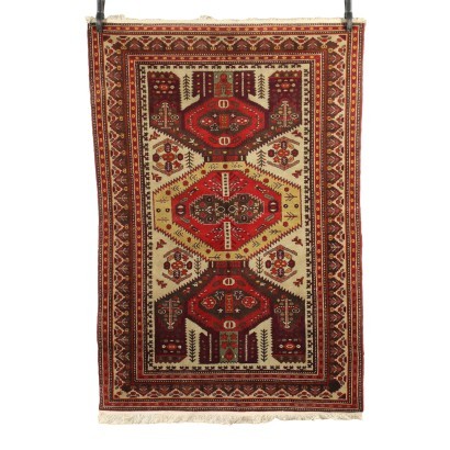 Tapis Shirvan Noeud Fin Laine Coton - Russie XX Siècle