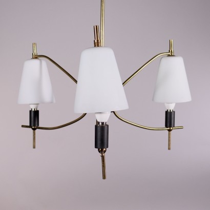 modernariato, modernariato di design, lampadario, lampadario modernariato, lampadario di modernariato, lampadario italiano, lampadario vintage, lampadario anni '60, lampadario design anni 60,Lampada Anni 50-60