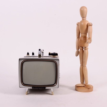 modernariato, modernariato di design, oggettistica, oggettistica modernariato, oggettistica di modernariato, oggettistica italiana, oggettistica vintage, oggettistica anni '60, oggettistica design anni 60,Mini TV Mitsubishi Anni 70