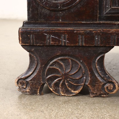 Baroque Chest Solid Walnut Italy 17th Century