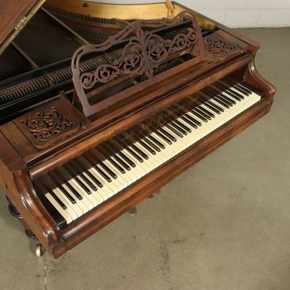 antiquariato, strumenti musicali, antiquariato strumenti musicali, strumenti musicali antichi, strumento musicale antico italiano, strumenti musicali di antiquariato, strumenti musicali neoclassici, strumenti musicali del 800,Pianoforte a Mezza Coda Hofbauer,Pianoforte a Mezza Coda Hofbauer