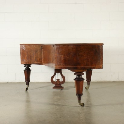 Hofbauer Half-Grand Piano Walnut Austria XX Century