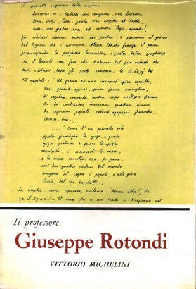 Il professore Giuseppe Rotondi