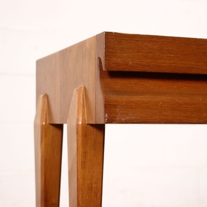 Bedside Tables Teak Veneer Italy 1960s