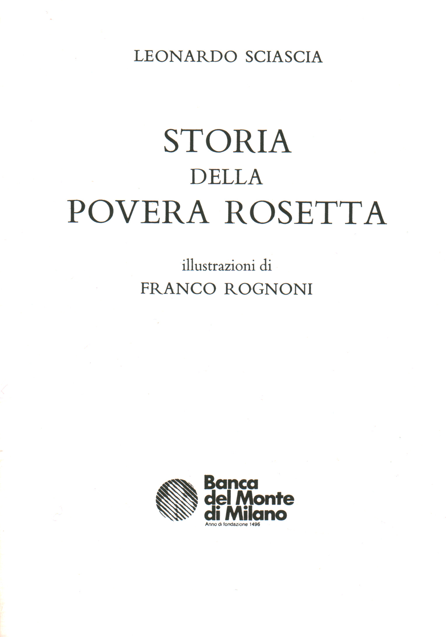 Geschichte der armen Rosetta