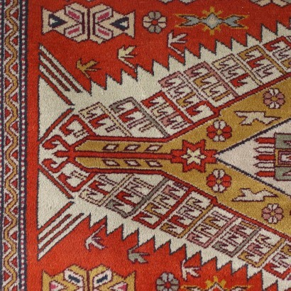 Tapis Shirvan Micra Noeud Fin Laine - Russie Années 1990