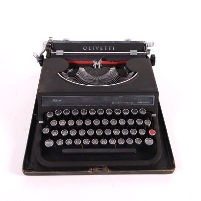 modernariato, modernariato di design, oggettistica, oggettistica modernariato, oggettistica di modernariato, oggettistica italiana, oggettistica vintage, oggettistica anni '60, oggettistica design anni 60,Macchina da scrivere Olivetti Anni 60