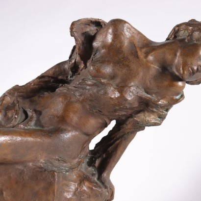 Nu Féminin par Giuseppe Siccardi Bronze - Italie XX Siècle.