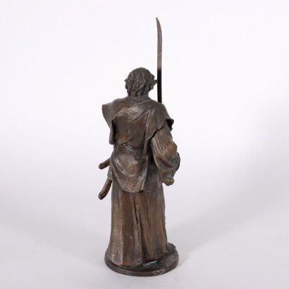 Statue Of A Samurai Bronze France 20th Century