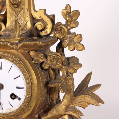 antiquariato, orologio, antiquariato orologio, orologio antico, orologio antico italiano, orologio di antiquariato, orologio neoclassico, orologio del 800, orologio a pendolo, orologio da parete,Trittico Orologio