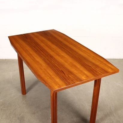 Table Beech Mahogany Veneer Italy 1960s