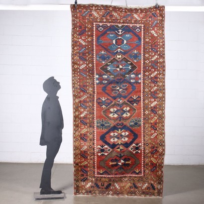 Kazak Carpet Wool Turkey 1940s