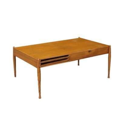 Coffee Table Mahogany Veneer Italy 1960s