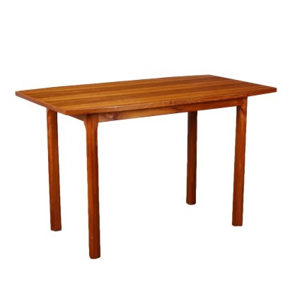 Table Beech Mahogany Veneer Italy 1960s