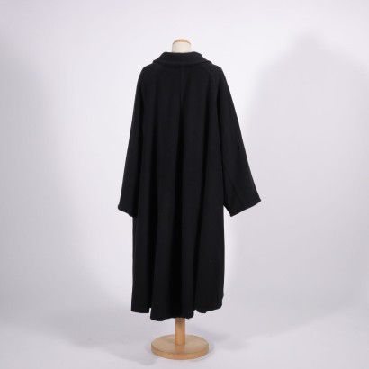 Cappotto Vintage, cappotto MaxMara, vintage Italia, lana e Cachemire, cappotto in lana,Cappotto Vintage Max Mara Nero