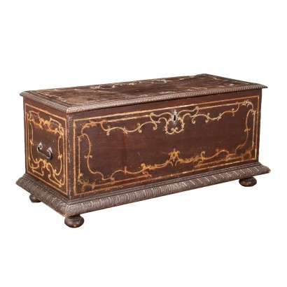 Piedmontese Chest Walnut Italy 18th Century