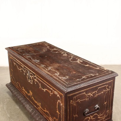 Piedmontese Chest Walnut Italy 18th Century