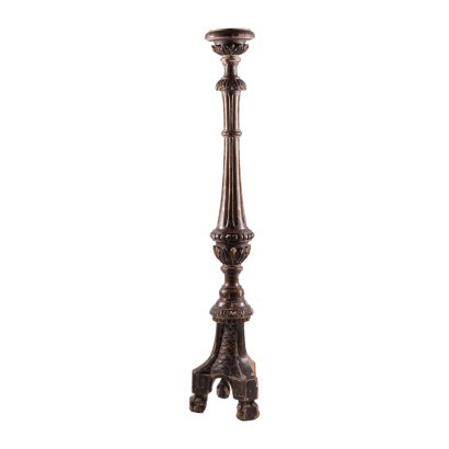 Lustre Néoclassique Bois Sculpté Parme Italie XVIIIe Siècle