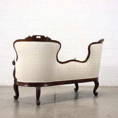 Louis Philippe Sofa Mahogany Italy 19th Century