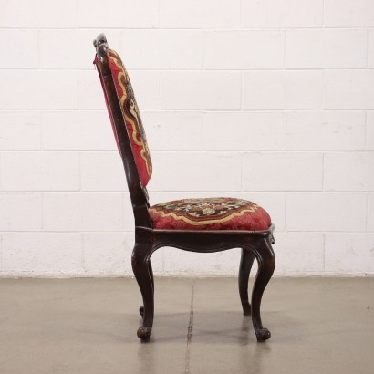 antique, chaise, chaises antiques, chaise antique, chaise italienne antique, chaise antique, chaise néoclassique, chaise du 19ème siècle, groupe de six chaises période baroque