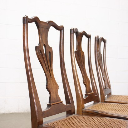 antique, chair, antique chairs, antique chair, antique Italian chair, antique chair, neoclassical chair, 19th century chair, Group of Six Chippenda Style Chairs