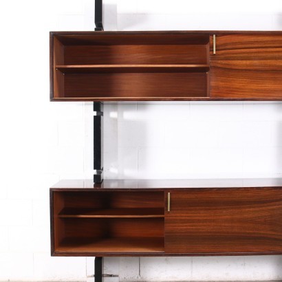 Extenso by Amma Rosewood Veneer Brass Italy 1960s