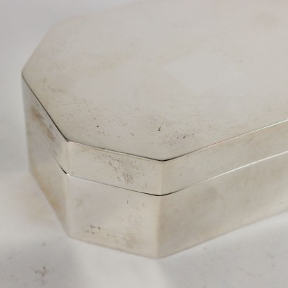antiguo, caja, caja antigua, caja antigua, caja italiana antigua, caja antigua, caja neoclásica, caja del siglo XIX, Tiffany & Co. Caja de plata esterlina