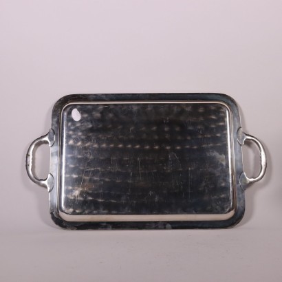 Silver Tray By Greggio Rino Manufacture Silver Italy 20th Century